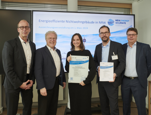 Brainergy Hub im Brainergy Park Jülich als herausragendes Beispiel für energieeffiziente Nichtwohngebäude in NRW ausgezeichnet